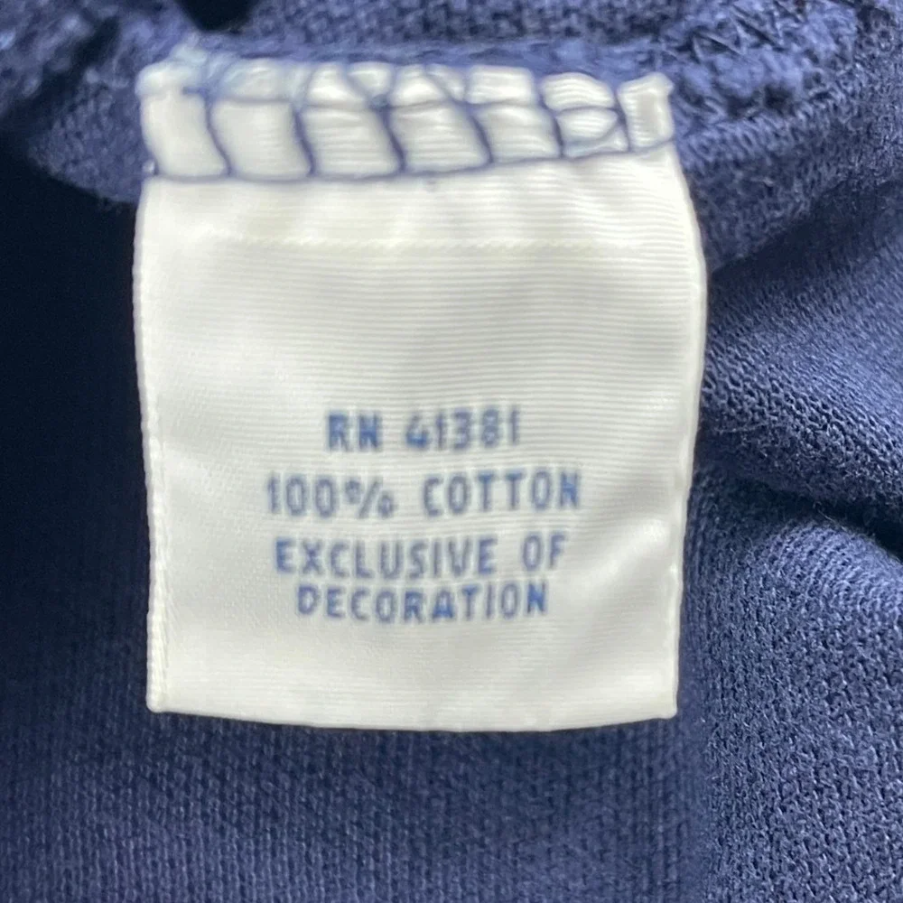 Polo Ralph Lauren Men XL Navy Blue Polo Shirt Orange Pony Logo